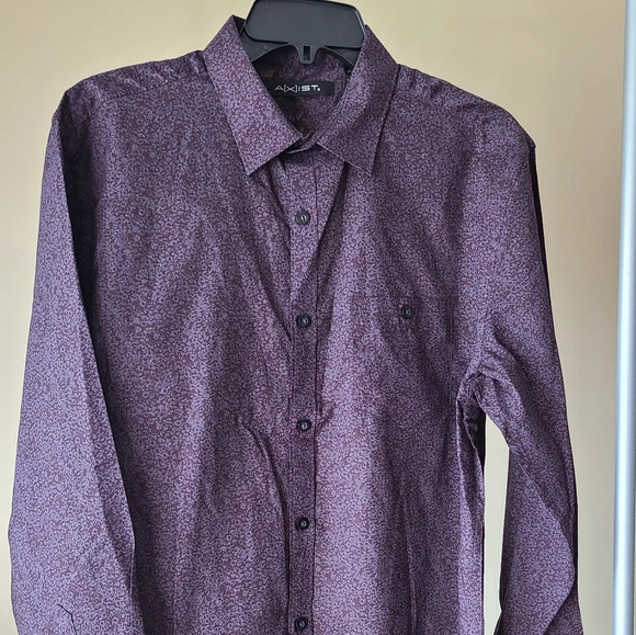 NWT Axist Shirts Young Men's Size M Plum color sz.M - Picture 1 of 12